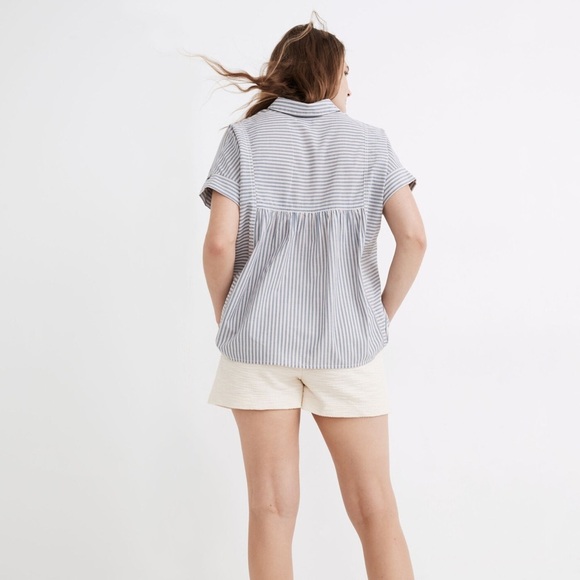 Madewell Lakeline Button-Up Shirt in Stripe-Play - Picture 2 of 11